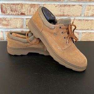 Timberland 64345-0409 Women's Brown Suede Lace-Up Oxford Shoes, Size 9.5